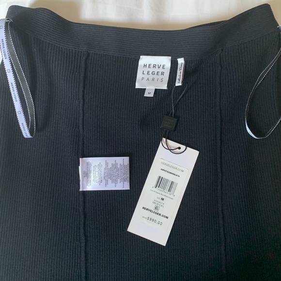 💗 HOST PICK 💗   NWT Herve Leger Paris Pencil Skirt & Peplum Top - Picture 9 of 16